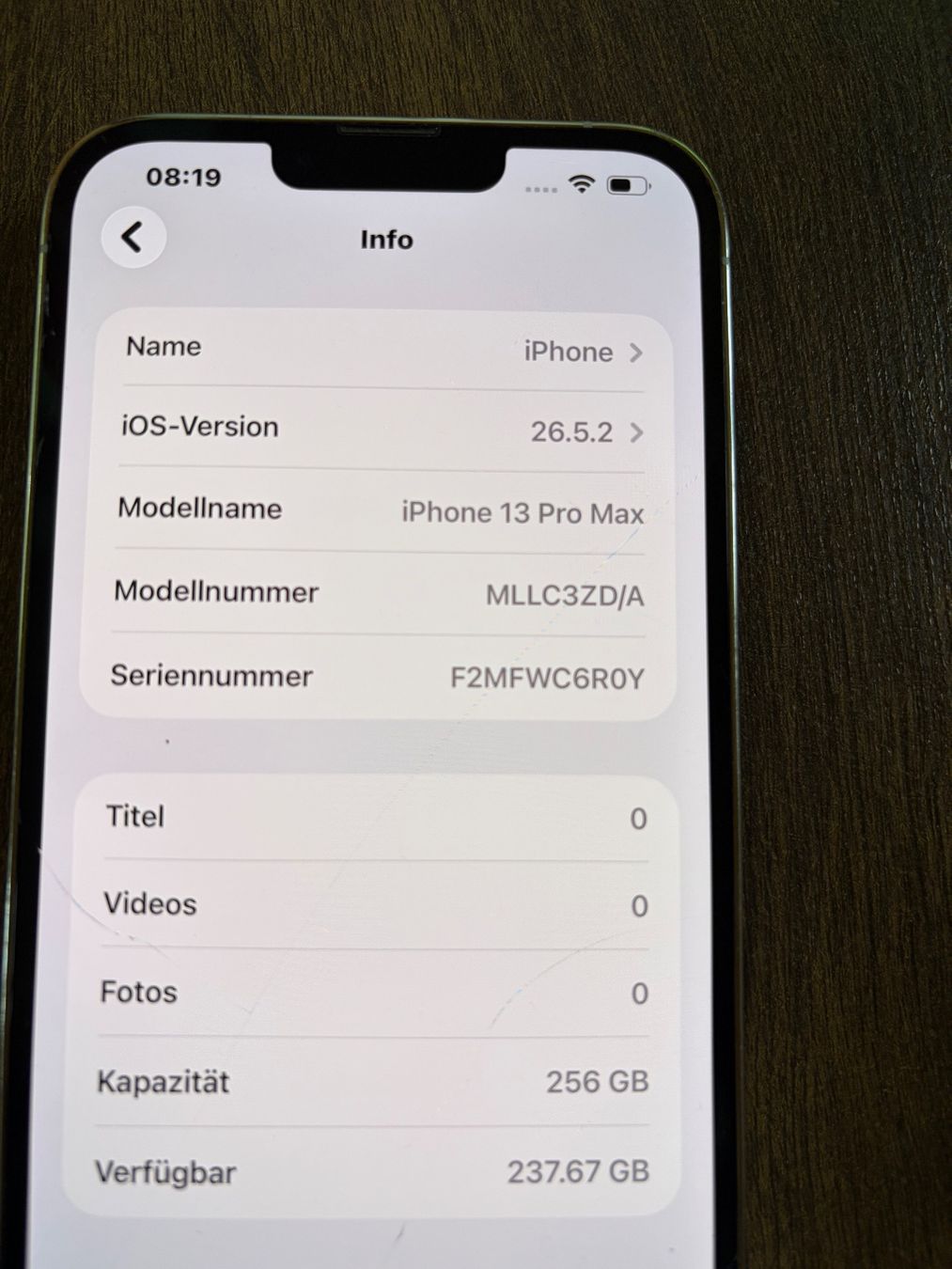 Apple Handys / Smartphones: iPhone 13 Pro Max 256 GB weiss Gebraucht – Gebraucht aus Mollis von Stern8577 6