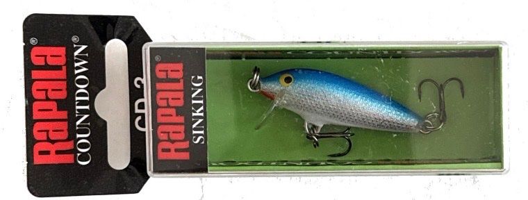 Rapala Appâts: Rapala CD03 leurre de peche sinking bleu neuf – Neuf avec emballage d'origine à Fleurier par jea_j77g