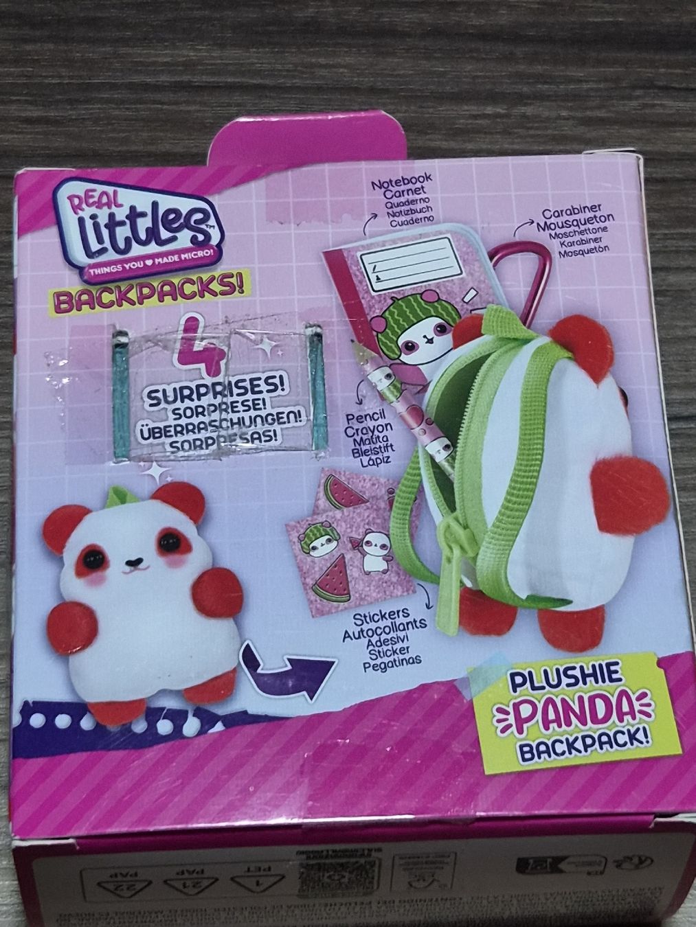 Giocattoli: Real Littles Plüschtier Panda Rucksack NEU – Nuovo e nell'imballaggio originale da Altishofen venduto da tammy05 1