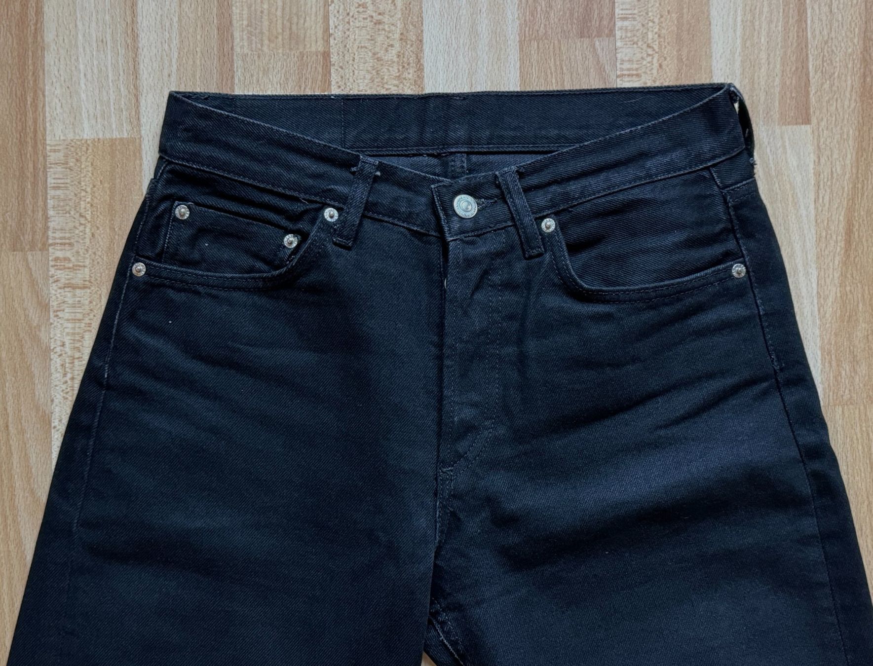 Sandro Jeans: Sandro SS20 28 Regular Black straight denim jeans Levi Lee – Usato da Zürich venduto da ser_lg25 3