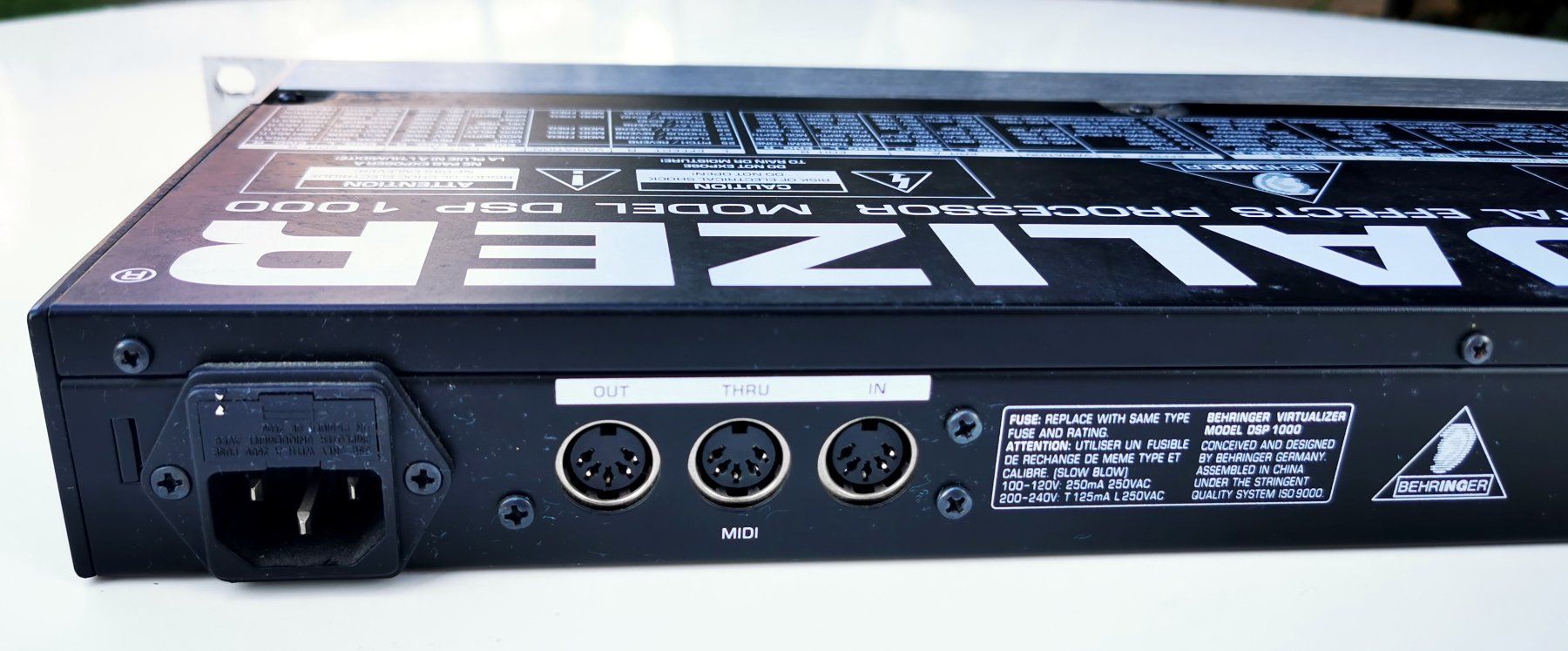 Behringer Equalizer: Behringer Virtualizer DSP 1000 Effekt Prozessor – Gebraucht aus Wohlen AG von Sreichmuth 6