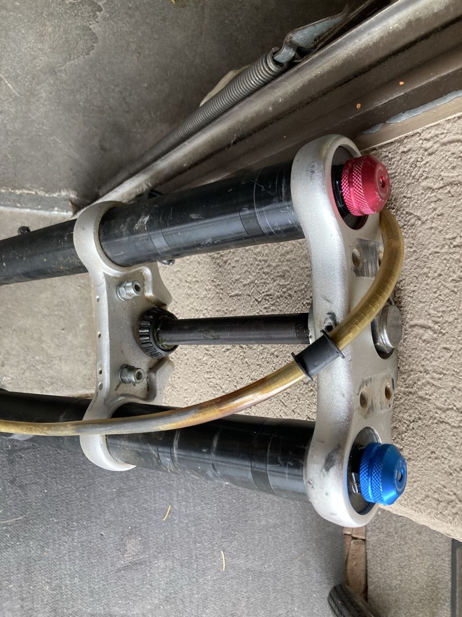 Puch Pièces pour mobylette: Mofacross Gabel zu Puch Maxi  – D'occasion à Hitzkirch par Christophf 4