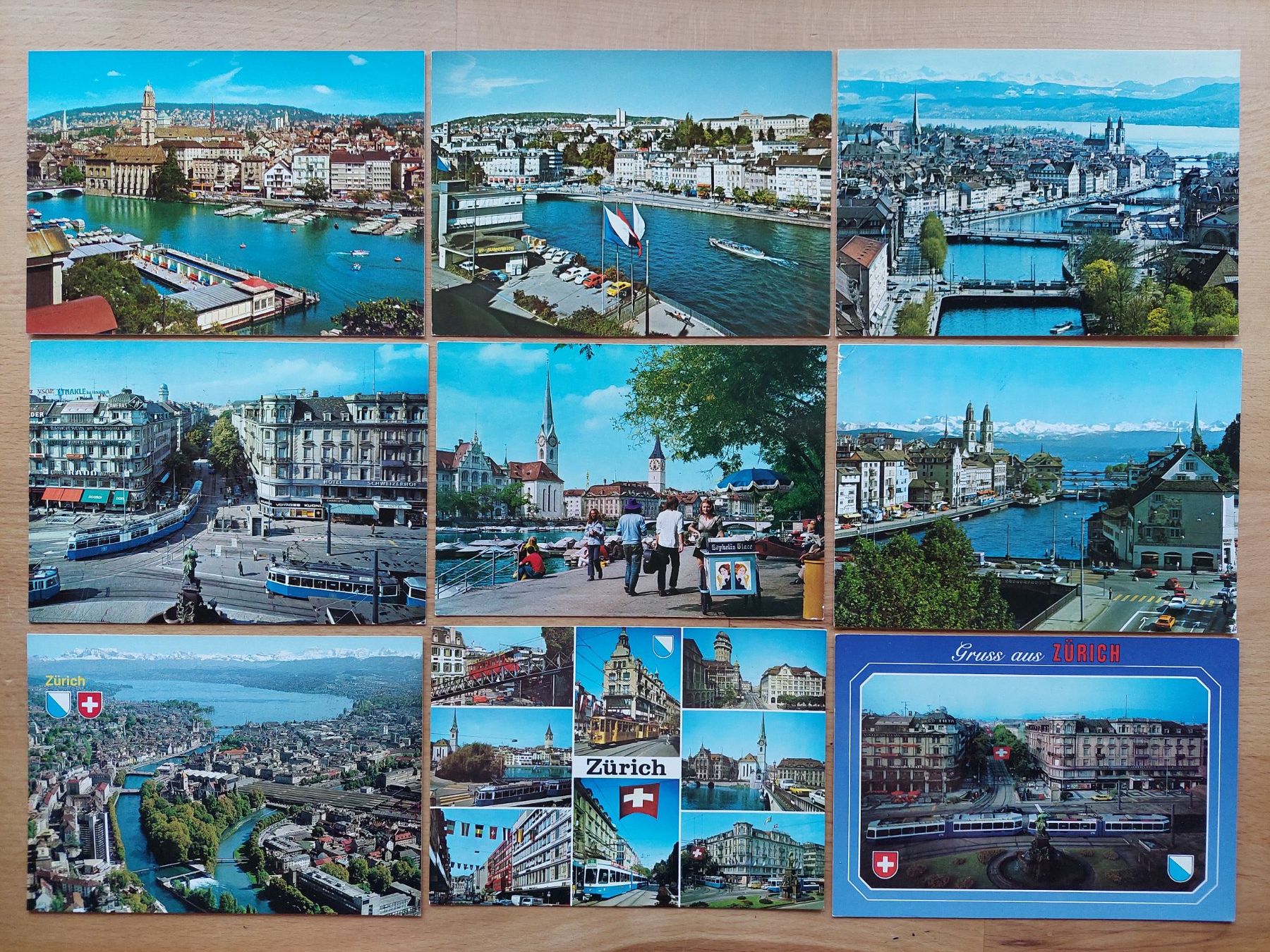Tutti i francobolli: 29 Ansichtskarten Zürich gestempelt vor Ersttag – Usato da Obfelden venduto da Foto_Bild_Kunst_Buch 2