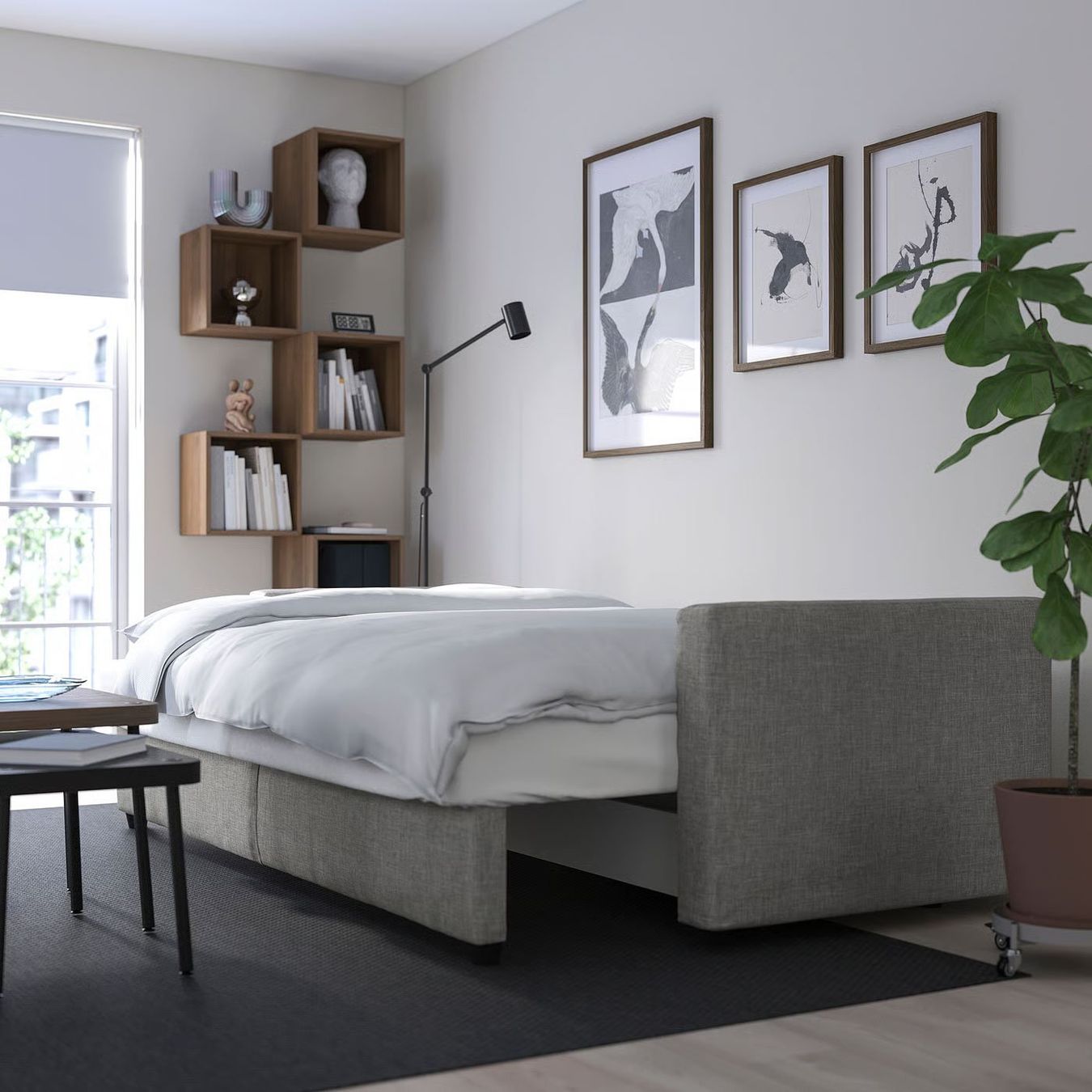 Ikea Sofas: 3er-Bettsofa, Faringe hellgrau – Gebraucht aus Greifensee von Aandix 5
