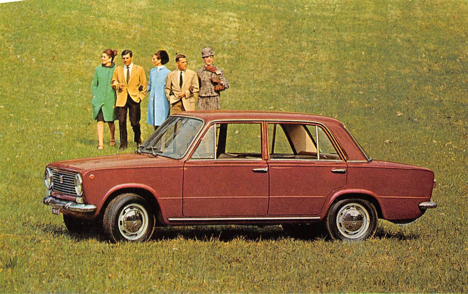 Cartoline postali: 7 Karten Fiat 124 – Usato da Ottikon b.Kemptth. venduto da Neptun1974 7