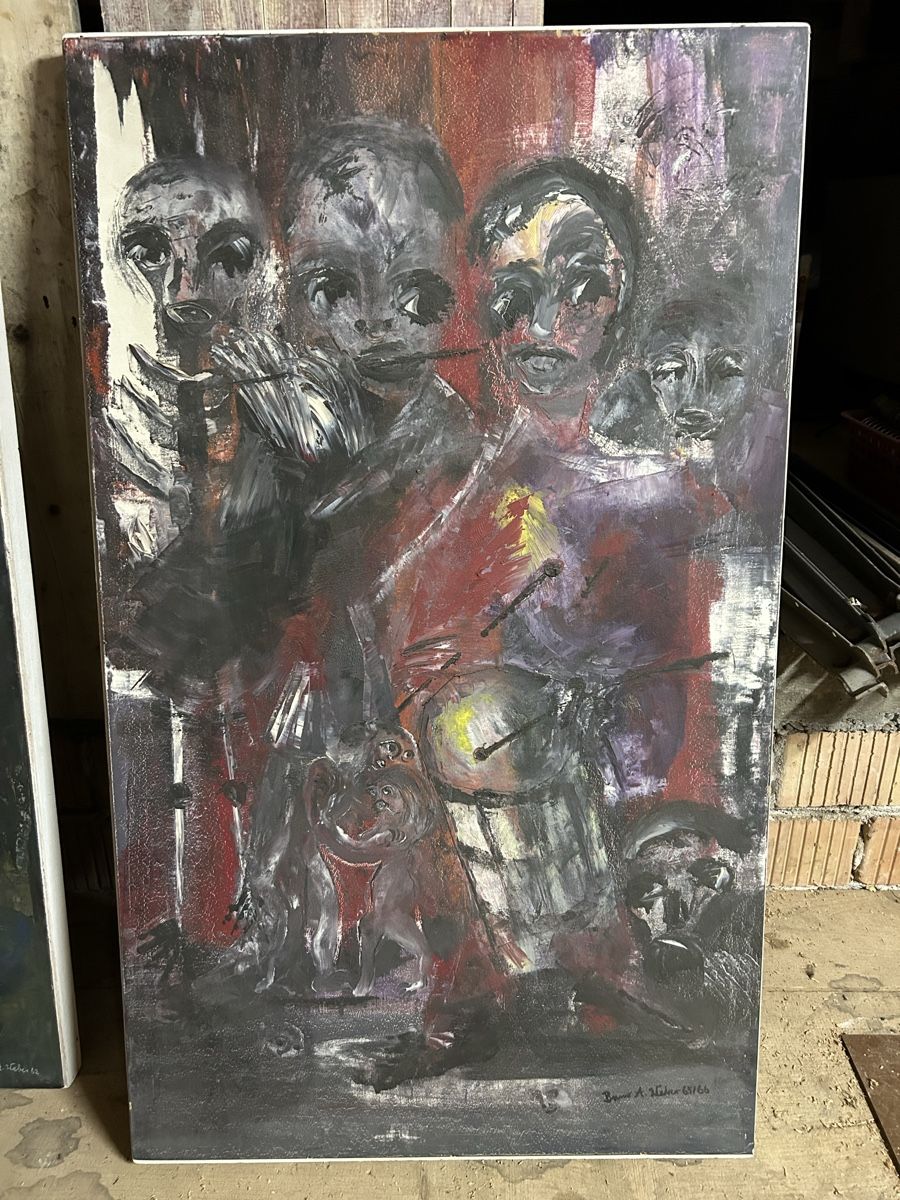 Gemälde: Bruno A. Weber Original Gemälde 65/66, Expressionismus – Gebraucht aus Zullwil von Baumeister86