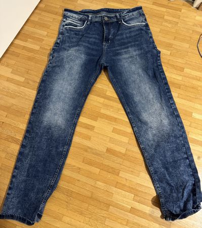 Jeans „Jana“ Grösse L – blau – Used Look