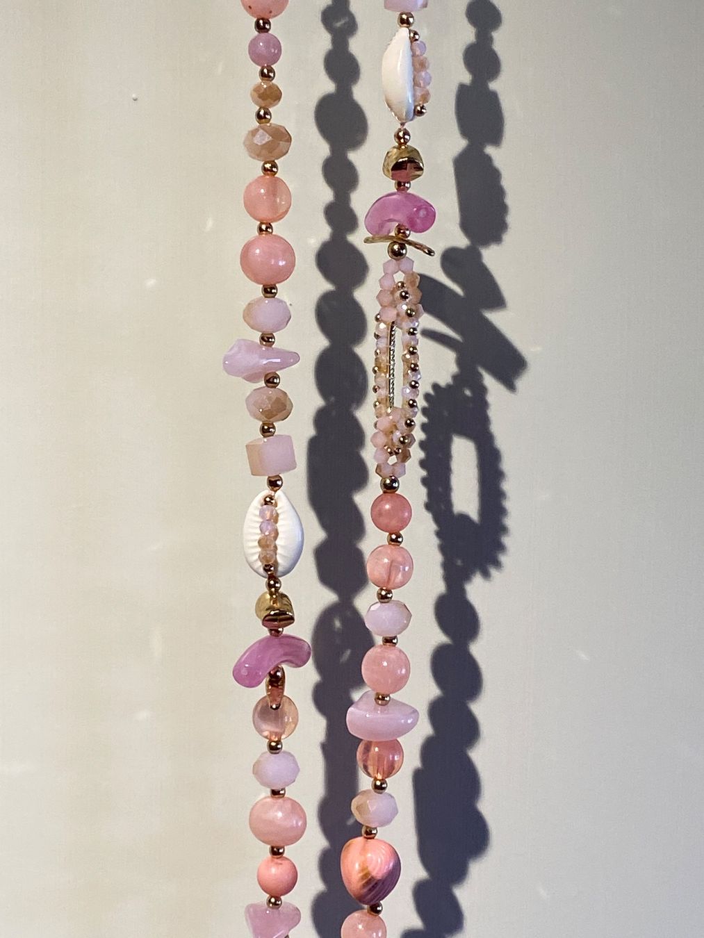 Ketten: PERLEN HALSKETTE LANG,ROSA,MODESCHMUCK – Neu und originalverpackt aus Meienried von ManuelaBoutique 3