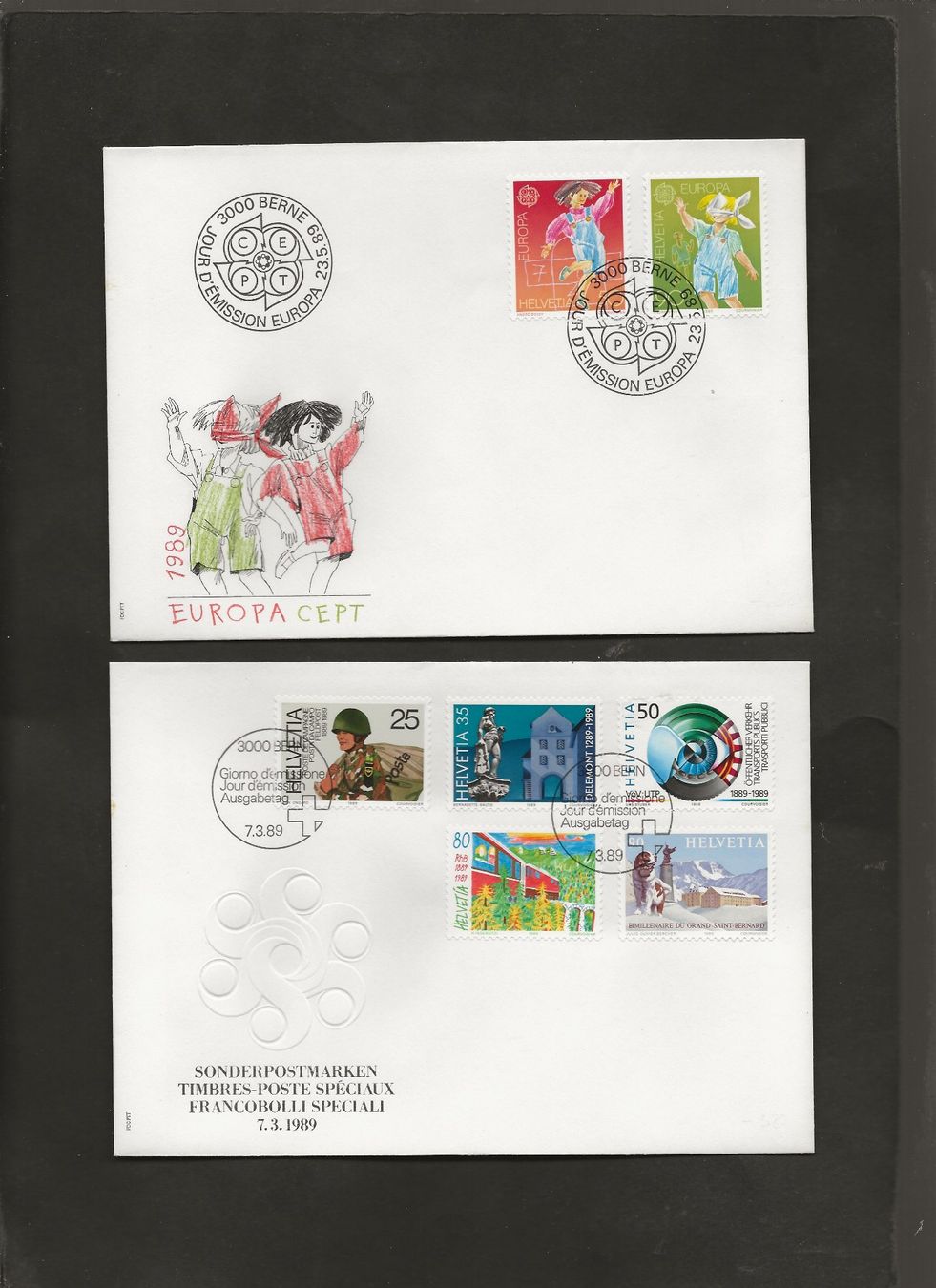 Tutti i francobolli: Schweiz 16 FDC 1989 bis 1992 – Usato da Au ZH venduto da xelagreb01 8