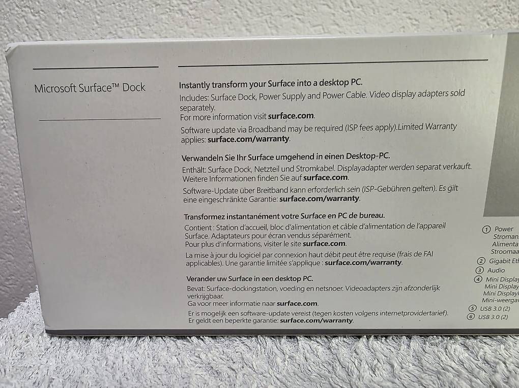 Microsoft Docking station: NEUES Microsoft Surface Dock (OVP) – D'occasion à Zuzwil SG par mdeti 1