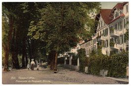 Ansichtskarte Pasquart - Allee, Biel - gelaufen 1903