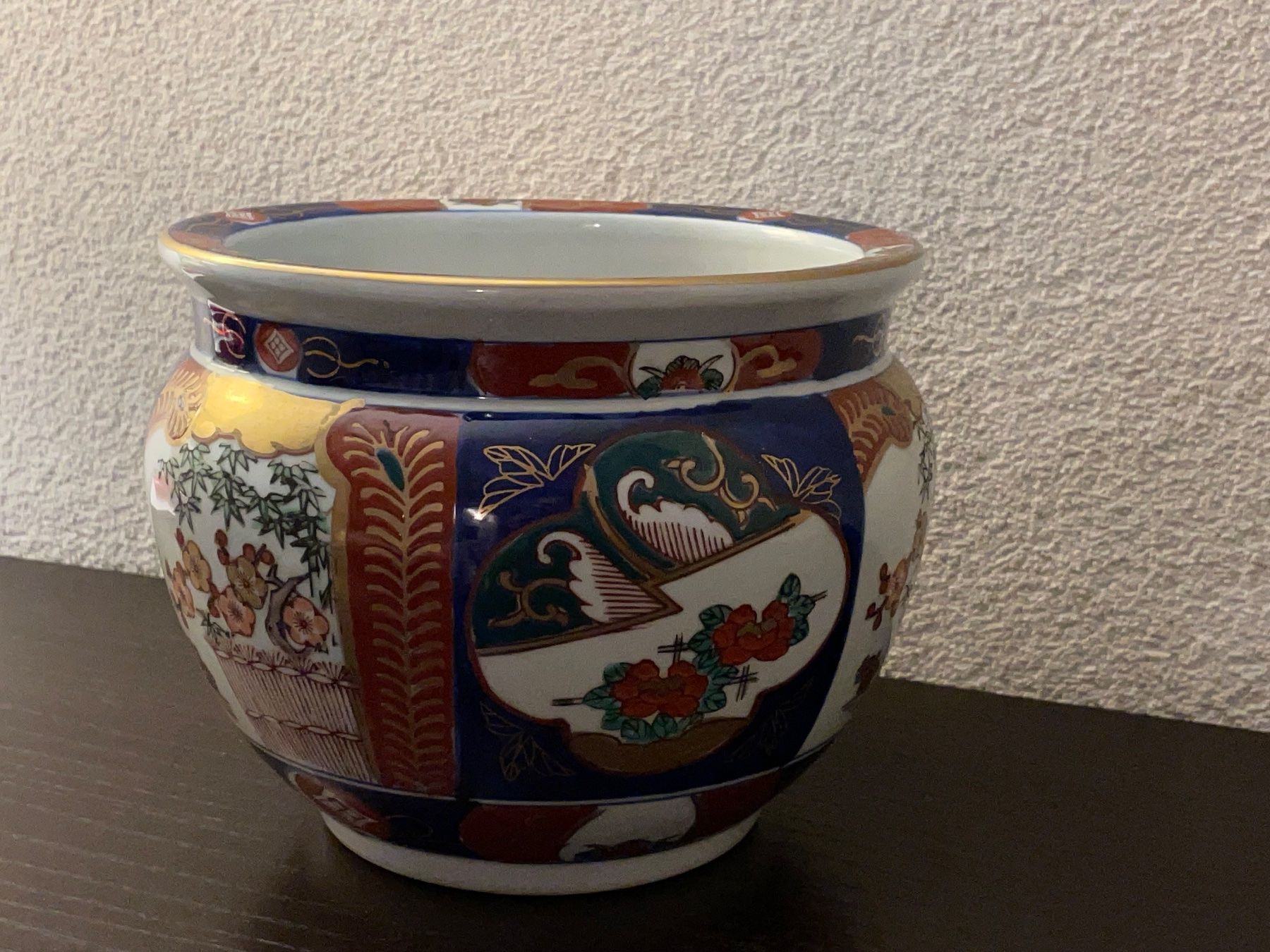 Vasi per fiori: Prachtvoller "Gold Imari" Übertopf – Usato da Zürich venduto da plumita 3
