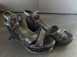 Sandalen 38 schwarz