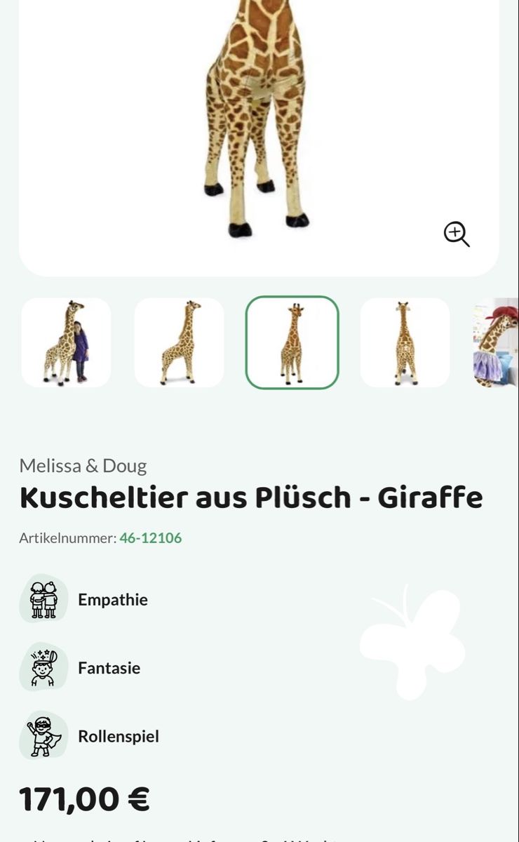 Spielzeuge: Giraffe Kinderzimmer  – Gebraucht aus Zug von mar_fy7g 5