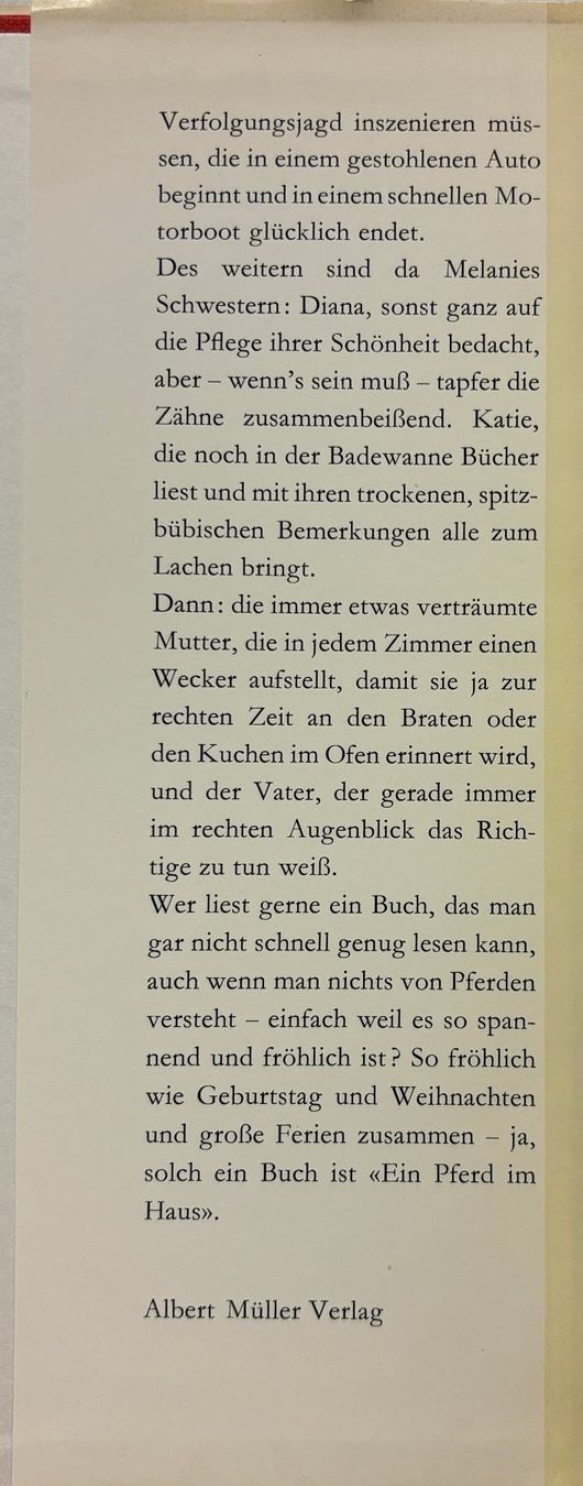 Bücher: Corbin William, Ein Pferd im Haus – Neu (gemäss Beschreibung) aus Sarnen von Livres 2