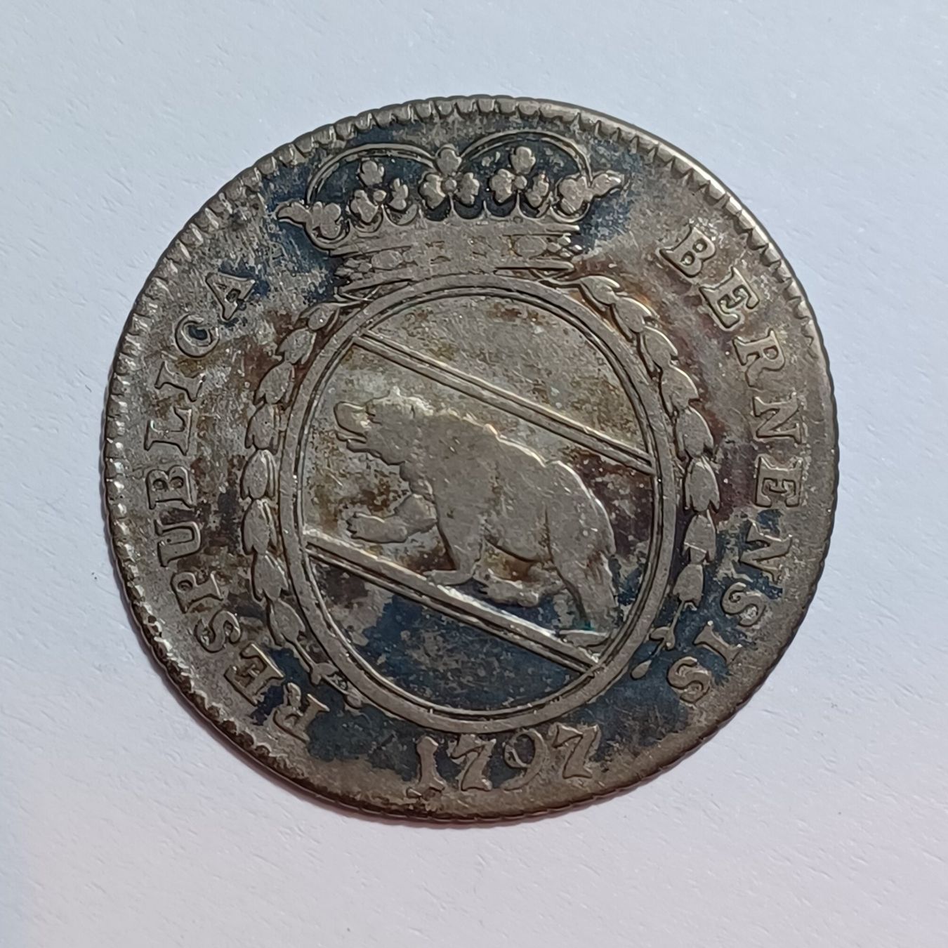 Tutti le monete: 20 Kreuzer 1797 Bern – Usato da Pfäffikon ZH venduto da Schweizer_Muenzen