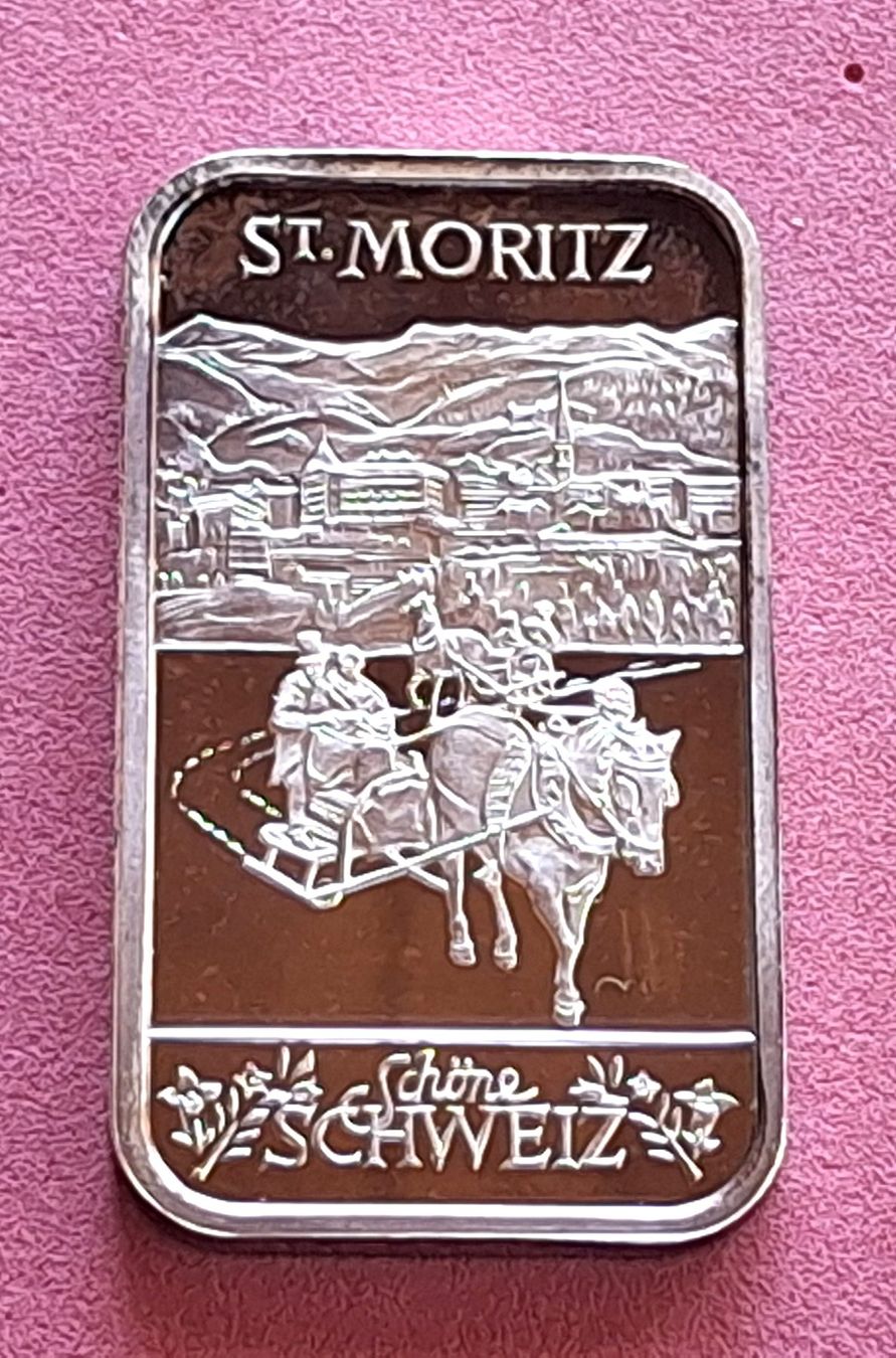 Métaux précieux: SCHÖNE SCHWEIZ - ST. MORITZ - LOSE – D'occasion à Boniswil par dpd4coins