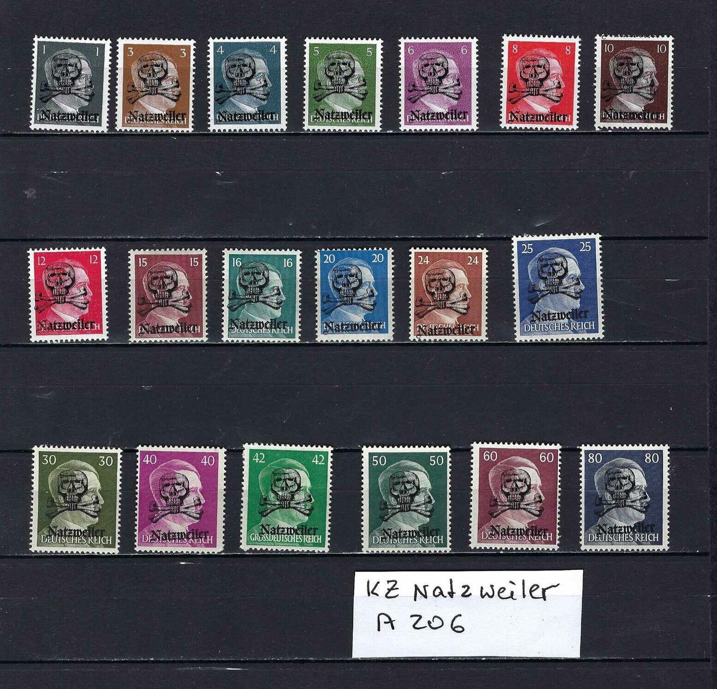 Tutti i francobolli: WKII Besetzung Natzweiler ** – Nuovo e nell'imballaggio originale da Altstätten SG venduto da Nandodax