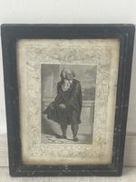 Gravure ancienne XIXe siècle - Portrait en pied du Comte
