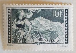 3655) 179, Gebirgslandschaft Jungfrau feiner Falz Kt. 350.-