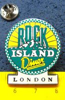 ROCK ISLAND DINER LONDON PIN ENAMEL