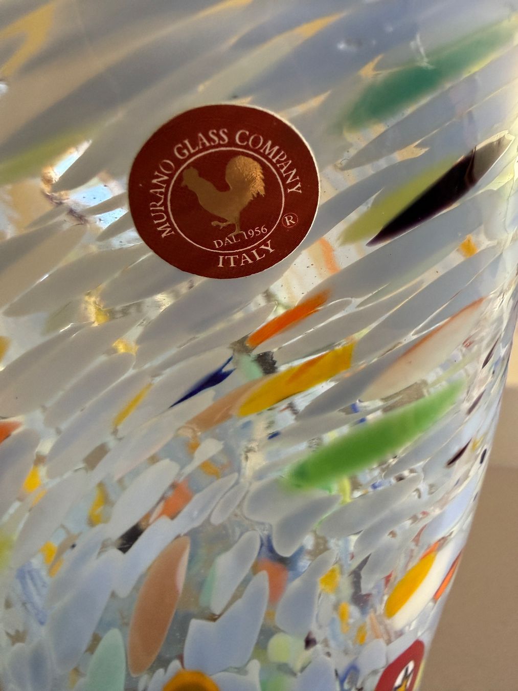 Murano Bicchieri: Murano Glas Trinkbecher Vase – Usato da Wittwil venduto da Schnaeppli64 1