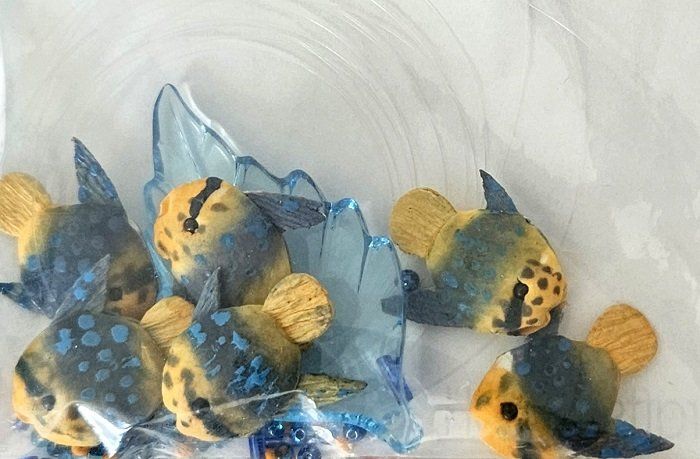 Kit bricolage: Bastelpackung Girlande Fische – Nuovo e nell'imballaggio originale da Schlatt TG venduto da kreativ-atelier