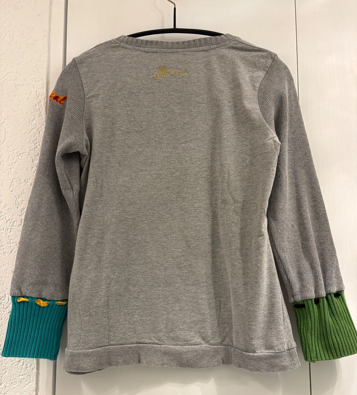 Desigual Maglioni & Felpe: Desigual Pullover/multicolor, XL, grau/ Mandalas, Arm Strick – Usato da Rikon im Tösstal venduto da miarosen 4