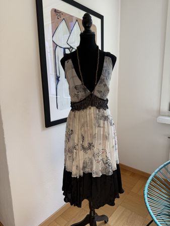 ROBERTA SCARPA Designer Seidenkleid –Vintage, Gr. 40 (US 12)