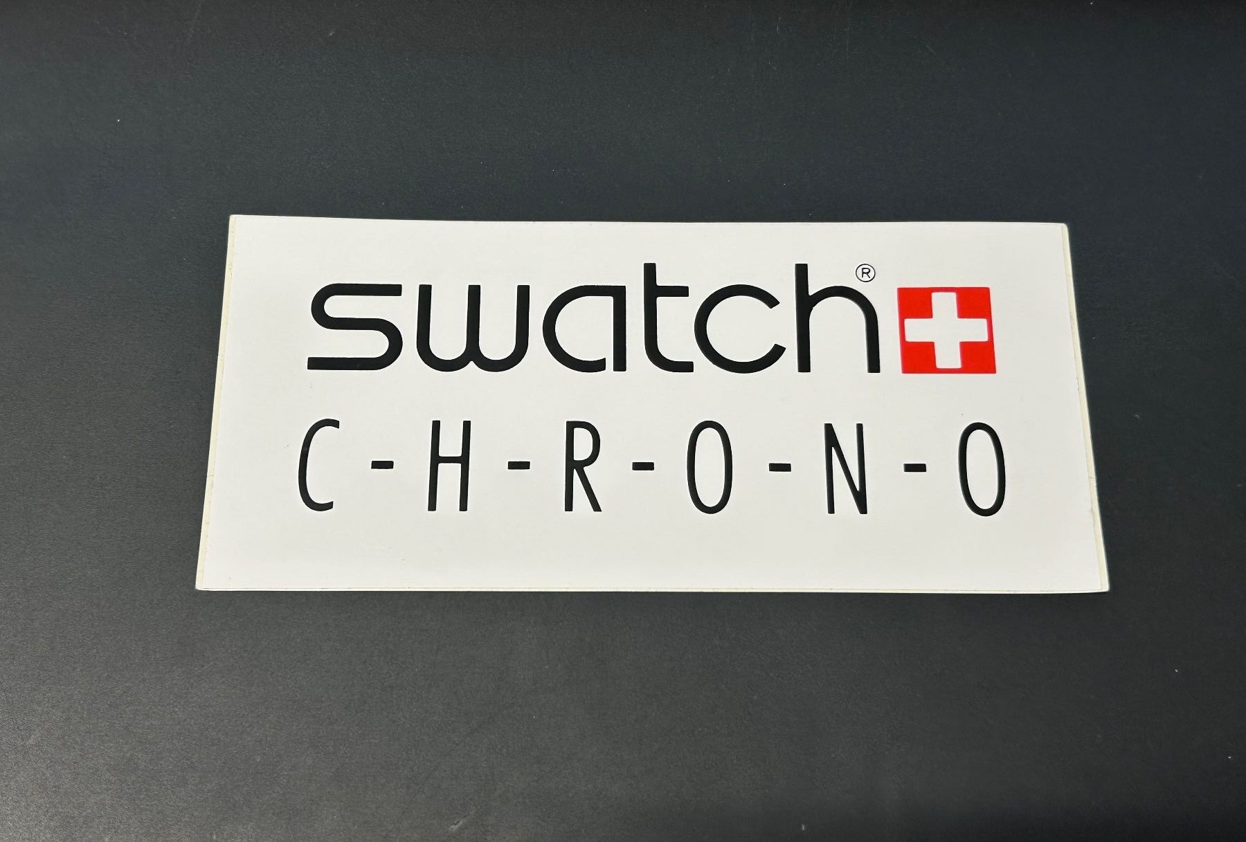 Sticker: 1 Swatch chrono Original Aufkleber – Nuovo e nell'imballaggio originale da Wilen b. Wil venduto da Alvaro00
