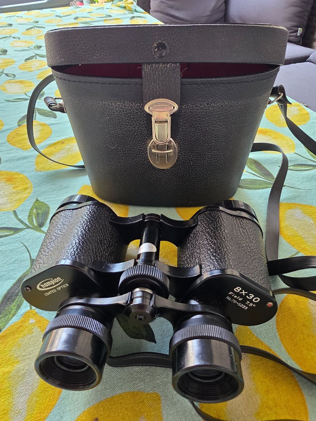 Champion Binocoli: Fernglas Champion 8x30 mit Etui – Usato da Winterthur venduto da Marcello66
