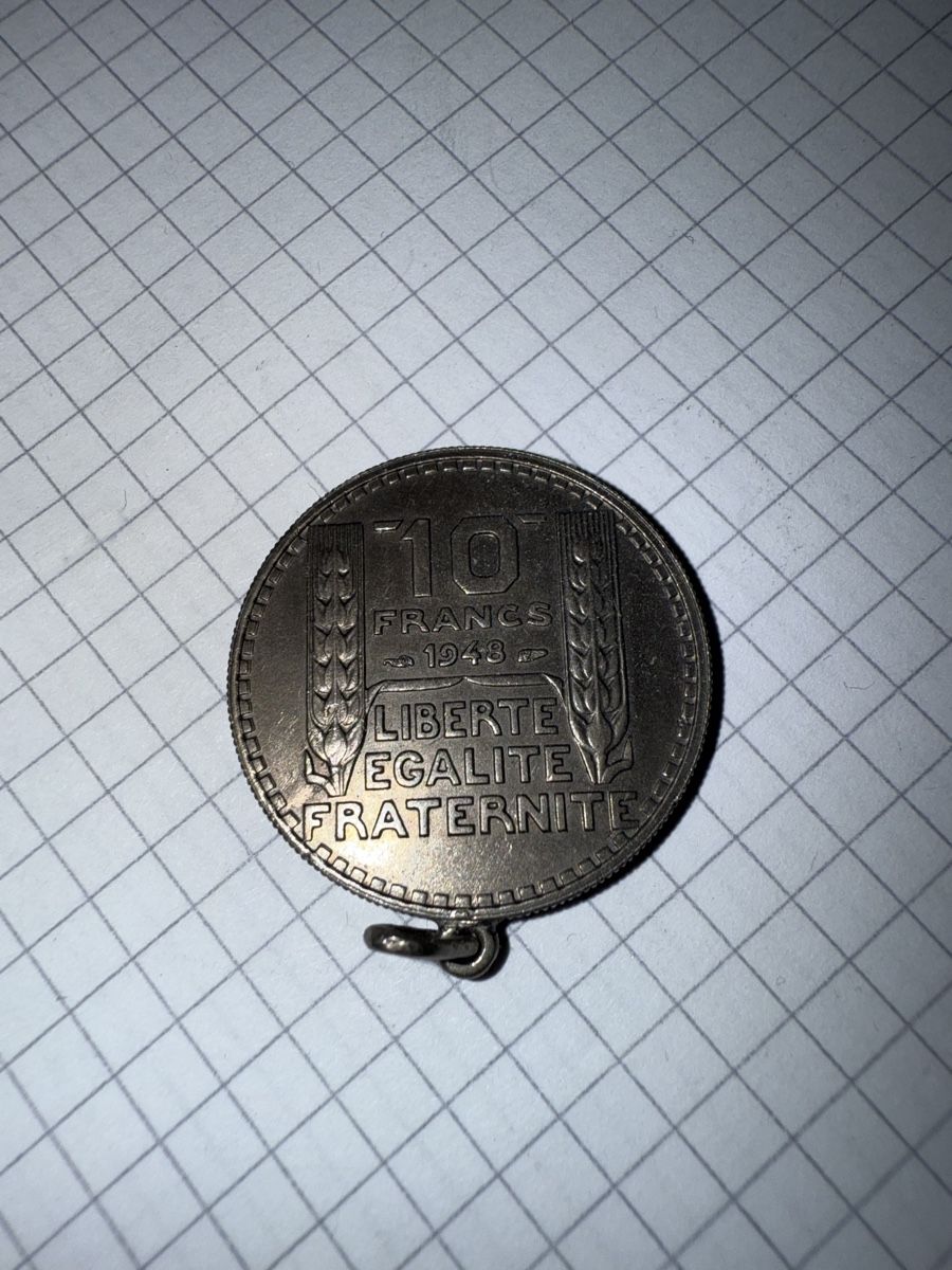 Tutti le monete: 10 FR. Francs 1948, Frankreich, als Amulett! – Usato da Affoltern am Albis venduto da jonas1009 1