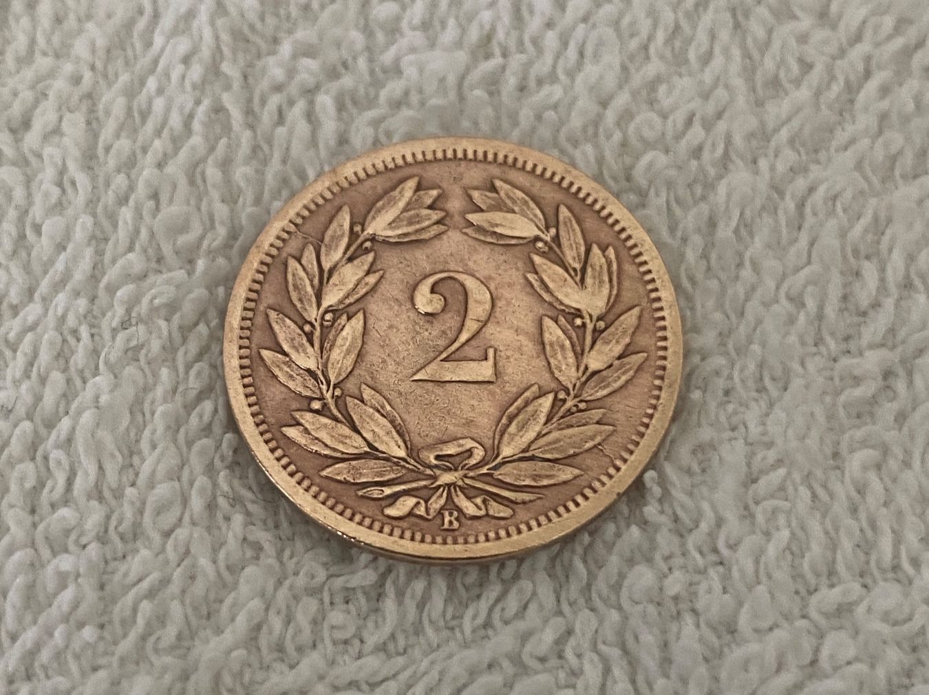 Tutti le monete: 2 centimes/Rappen 1886 B Abart – Usato da Nyon venduto da Ilmi09 1