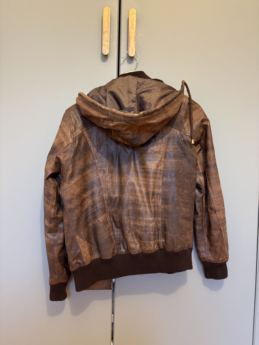 Jacken: Lederjacke braun – Gebraucht aus Winterthur von andObe 1