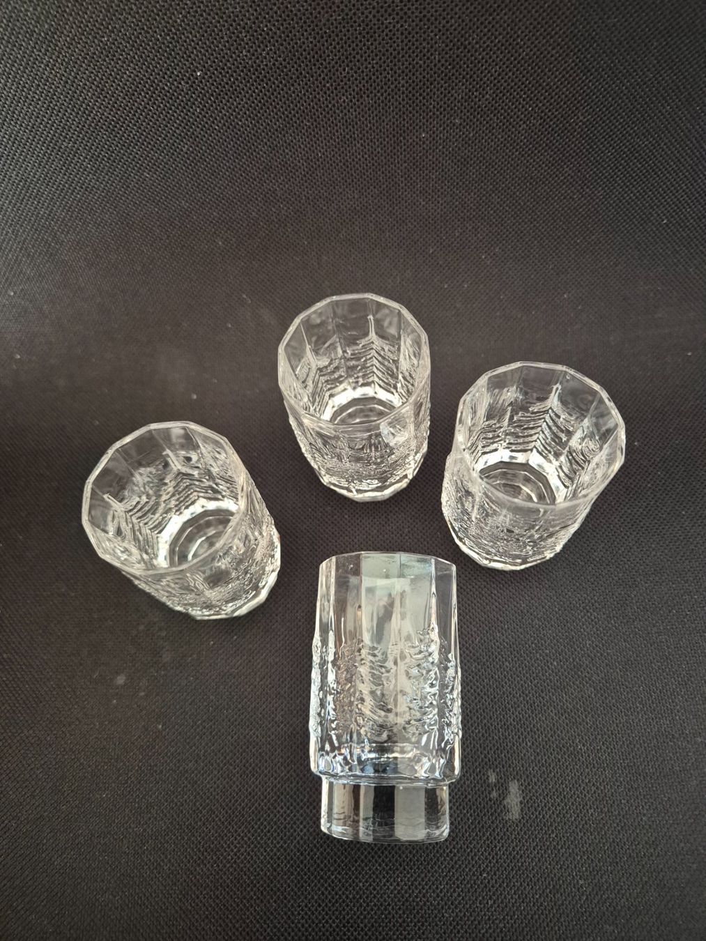 Iittala Bicchieri: Iittala Kuusi Schnapsgläser – Usato da Oberdiessbach venduto da Finland1977 4