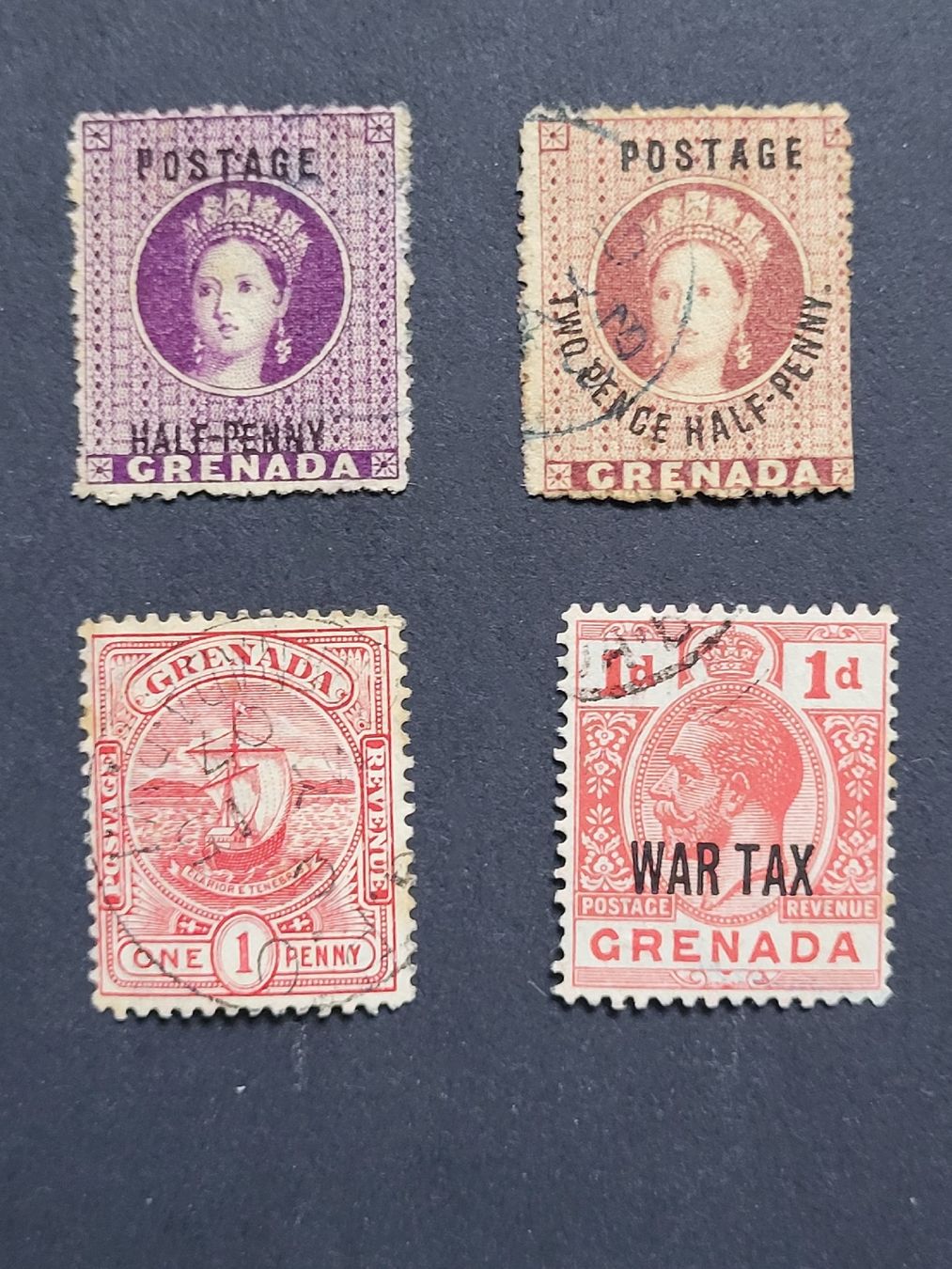 Tutti i francobolli: Kleinlot Grenada 1875/82 – Usato da stäfa venduto da brandy66 1