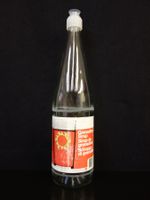 alte Sirup - Flasche 1986 1988 BISCHOFSZELL GRENADINE-SIRUP