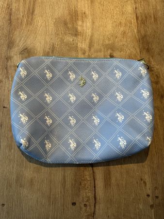 US Polo Assn. Tasche Damen hellblau weiss