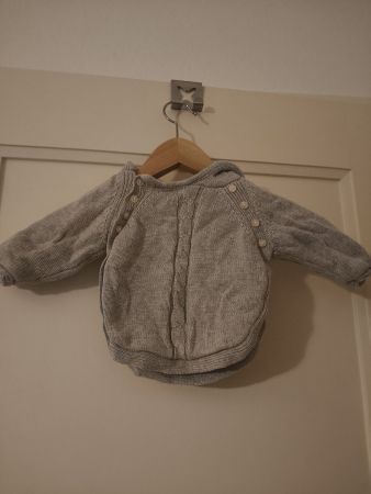 Baby Pullover grau Grösse 62