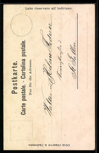 Cartoline postali: AK junge Schweizer in Tracht mit Alphorn – Usato da Berlin venduto da bartko-reher 1