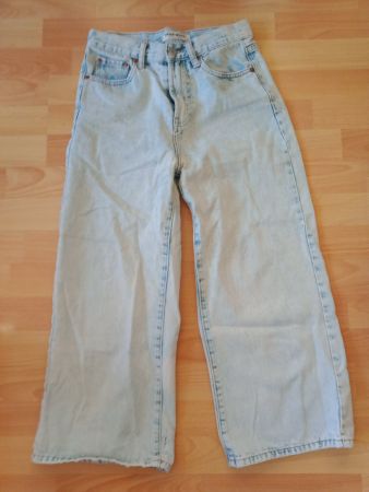 Tally Weijl Jeans Culotte Denim wide leg crop cropped 34 36