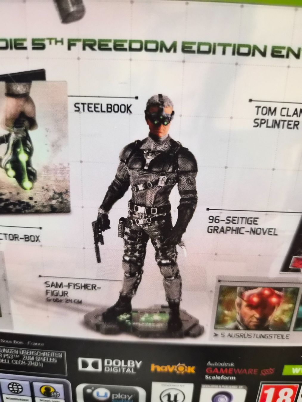 Sony Spiele: Splinter Cell Blacklist 5th Freedom Edition PS3 NEU – Neu und originalverpackt aus Zürich von Joselito0 2