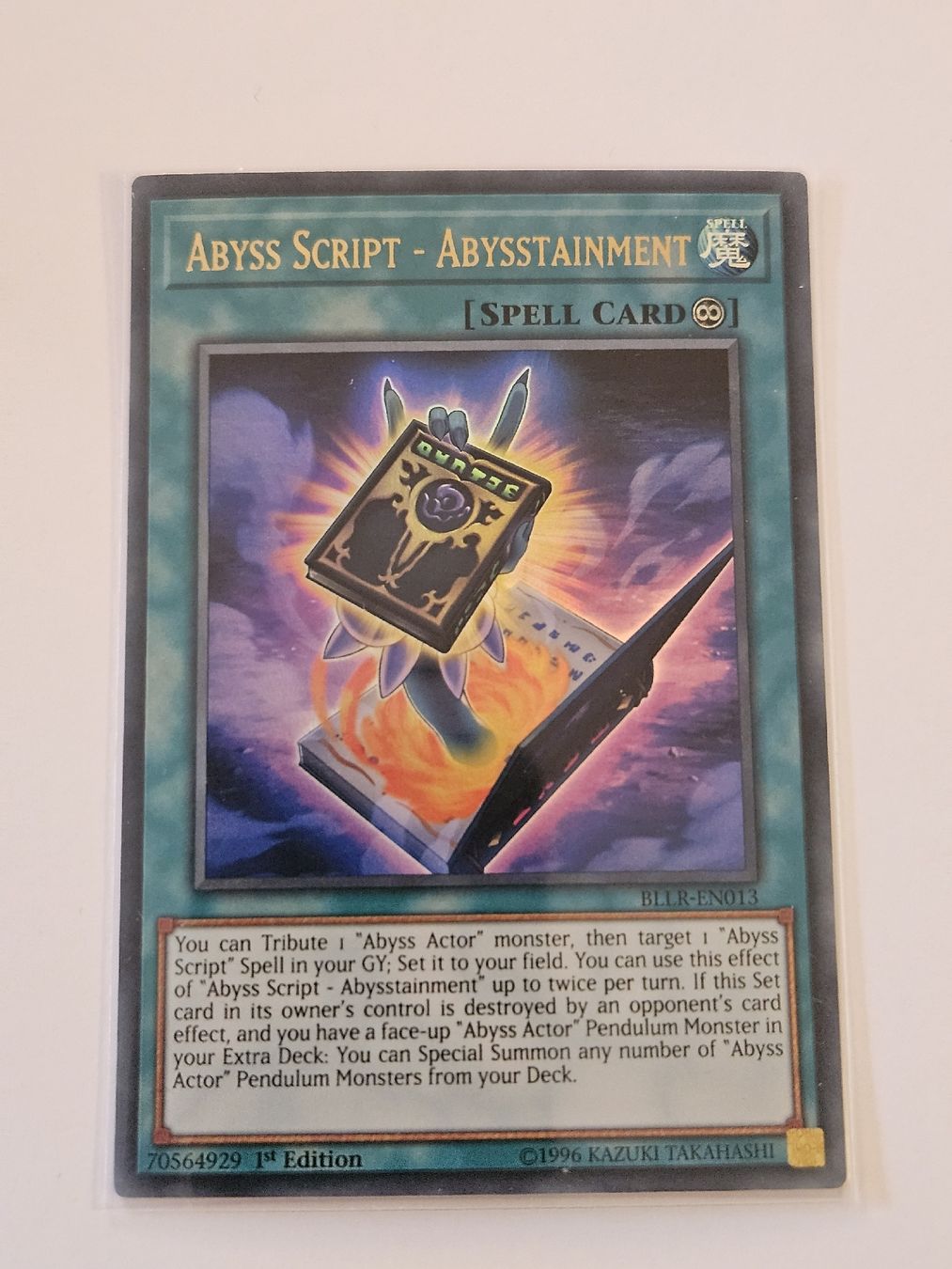 Yugioh Carte collezionabili: Abyss Script -Abysstainment - Spell Card - Ultra Rare Yugioh – Usato da Oberdorf BL venduto da BaldenEagle