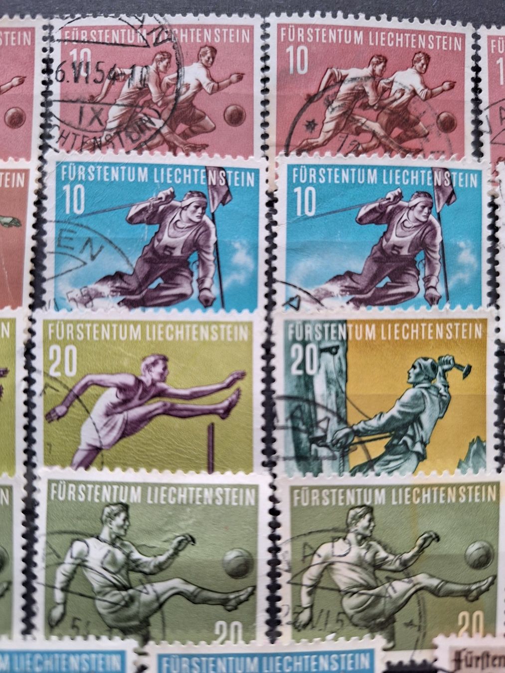 Tutti i francobolli: Sportmarken Liechtenstein – Usato da Balgach venduto da SIMEON27 1