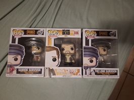 3 Statuette Funko Pop PUBG e Walking Dead in scatola