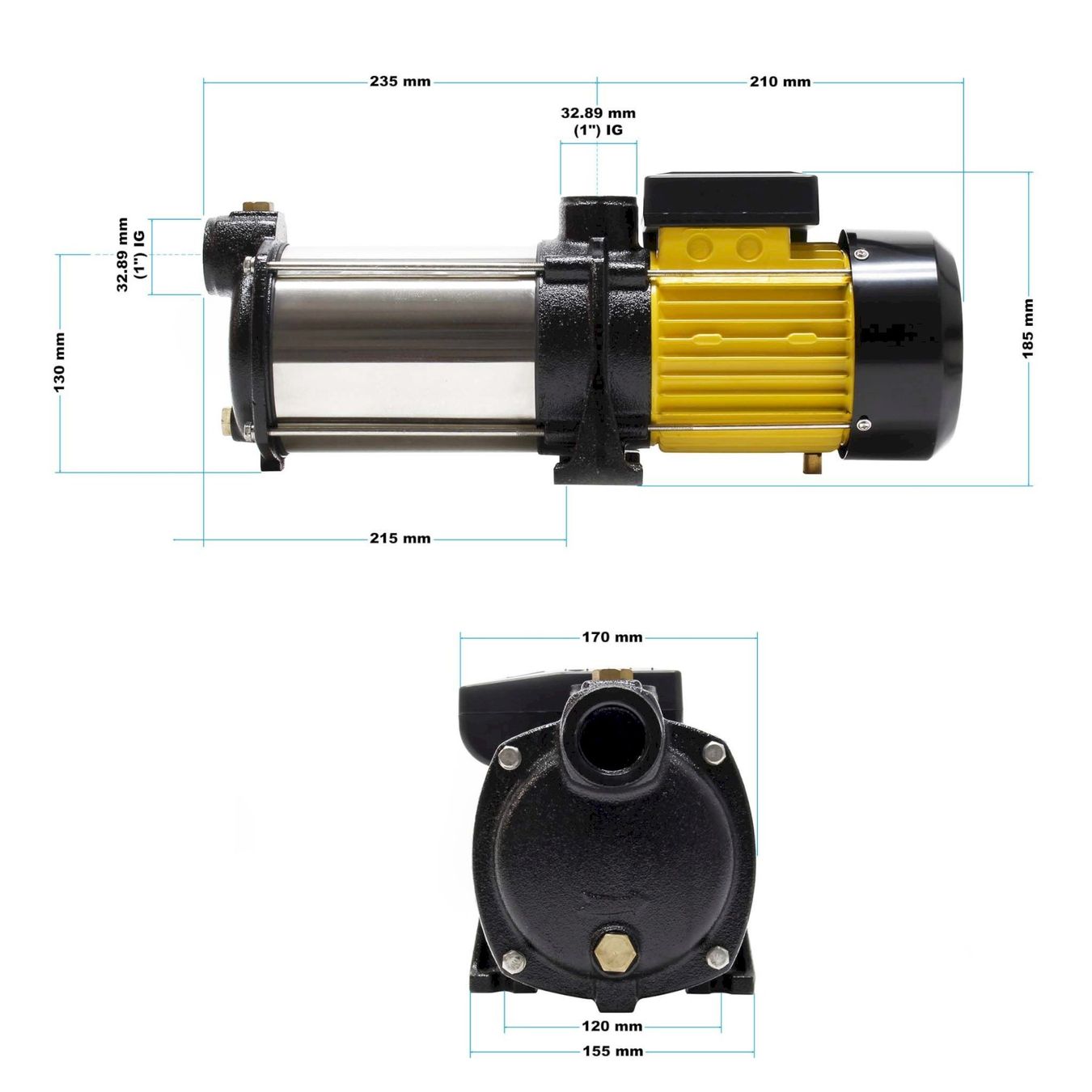 Pompe & Parti di ricambio: Wiltec Kreiselpumpe 6600l/h 900W – Nuovo e nell'imballaggio originale da Bottighofen venduto da zaap 7