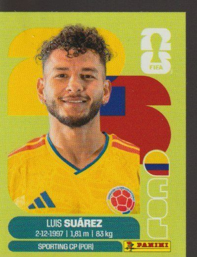 Panini Carte collezionabili: FIFA WORLD CUP 2026 Panini Sticker COL 19 LUIS SUAREZ – Nuovo (secondo la descrizione) da Vezia venduto da Aquarius_Age