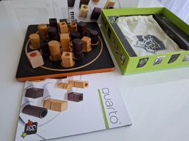 Quarto Mini Gigamic – jeu de stratégie en bois complet