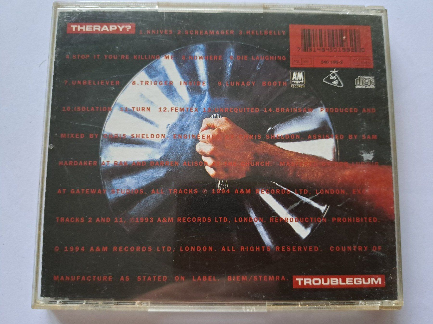 CD: Cd Therapy? – Troublegum – Usato da Pully venduto da bro_n52j 1
