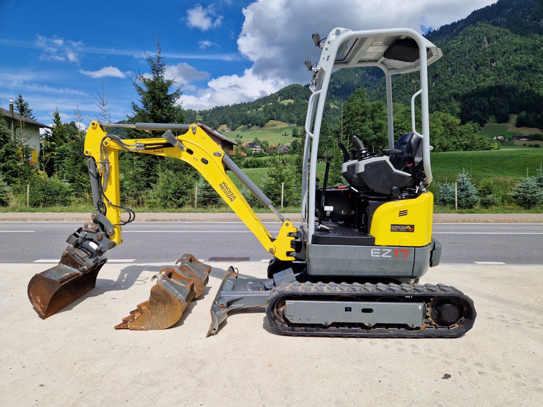 Wacker Neuson Escavatori: Raupenbagger Wacker Neuson EZ17 Bagger ab Service – Usato da Schüpfheim venduto da grischa01 1